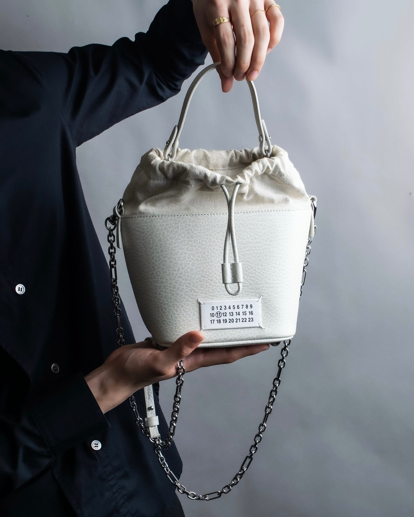 "MAISON MARGIELA" 5AC bucket type 2way bag