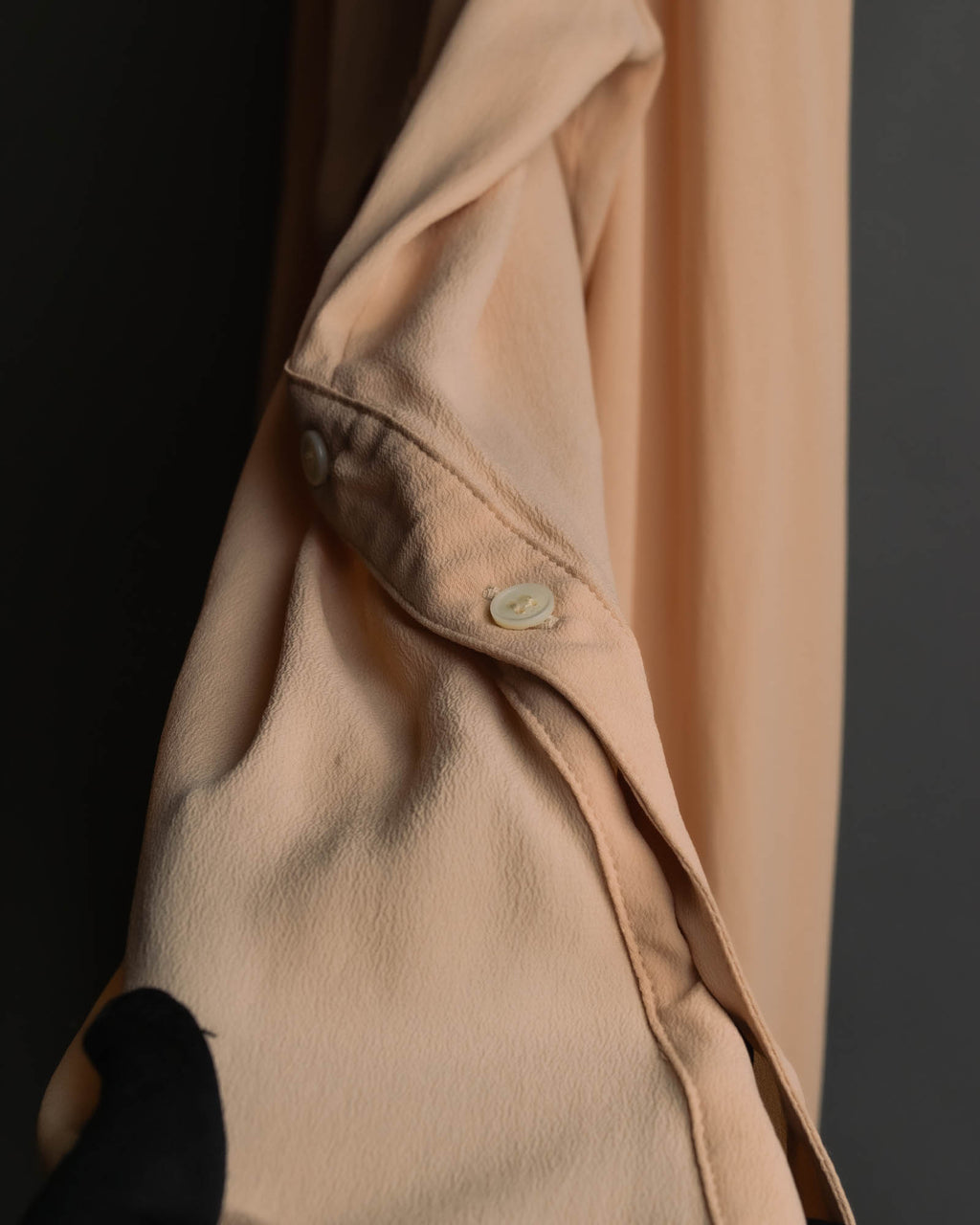 "N°21" 2020's Asymmetric bow tie acetate silk blouse