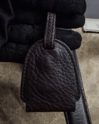 "GUCCI" GG pattern canvas leather combination boston bag