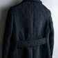 "MIU MIU" dimensional woven stand up collar coat