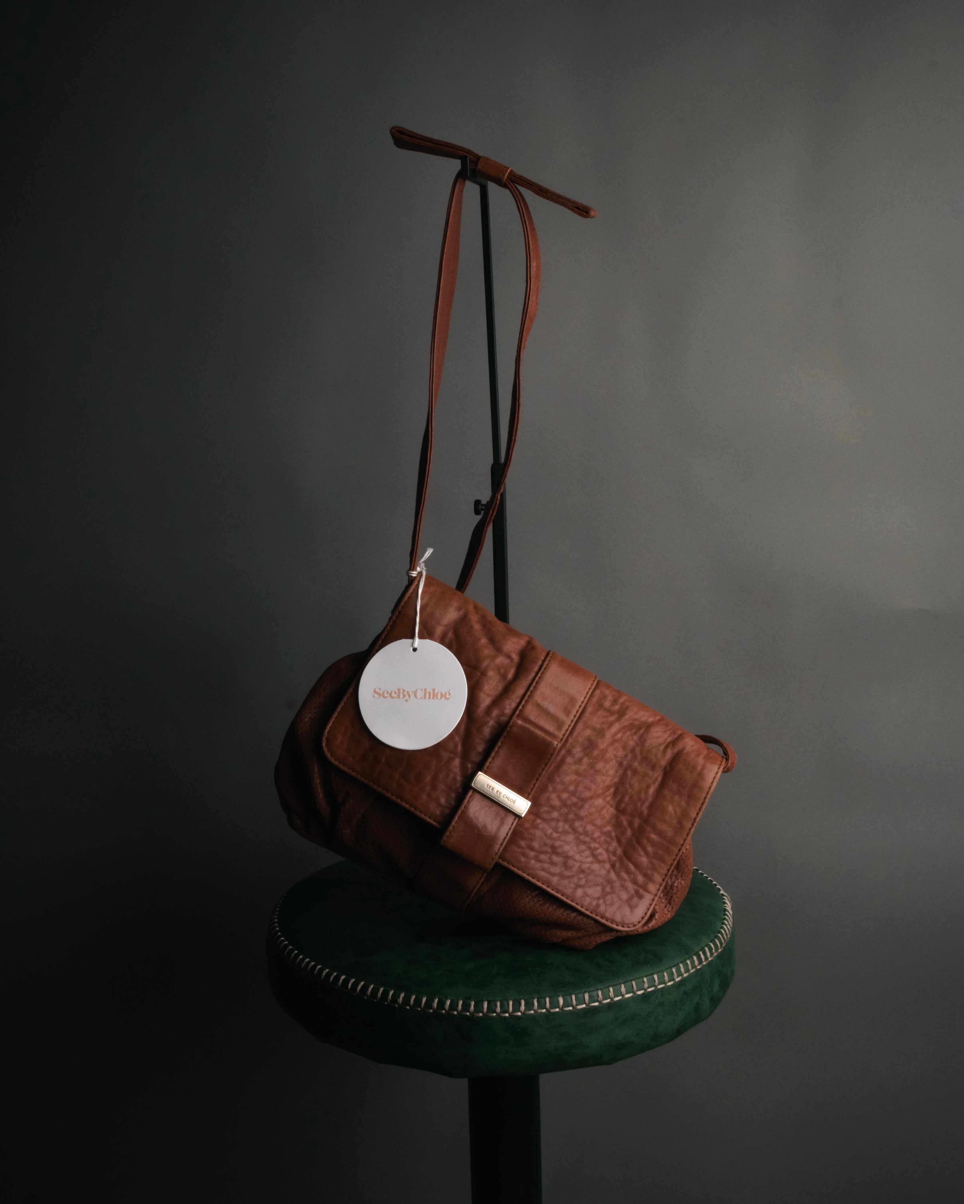 “See By Chloé” 2010’s soft grained leather shoulder bag
