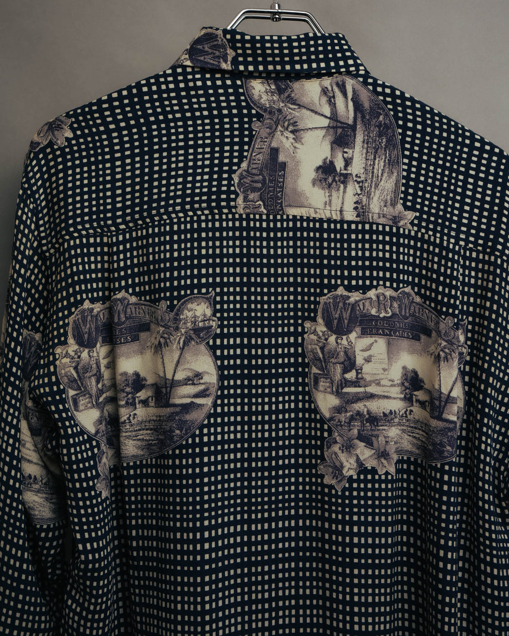 –SPECIAL– “Christian Dior” 80’s-90’s archival toile print shirt