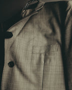 "MONSIEUR by GIVENCHY" 90's Checked wool tailored blazer