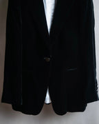 "GIORGIO ARMANI" Beautiful shape velour tailored jacket