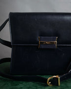 “Salvatore Ferragamo” 90’s Vara ribbon box calf shoulder bag