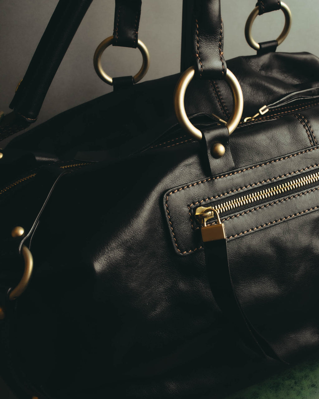 "Valerio Valeriani" 00's-10's Convertible leather Boston bag