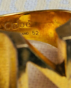 "Chloé" 2015 AW Gold alphabet ring