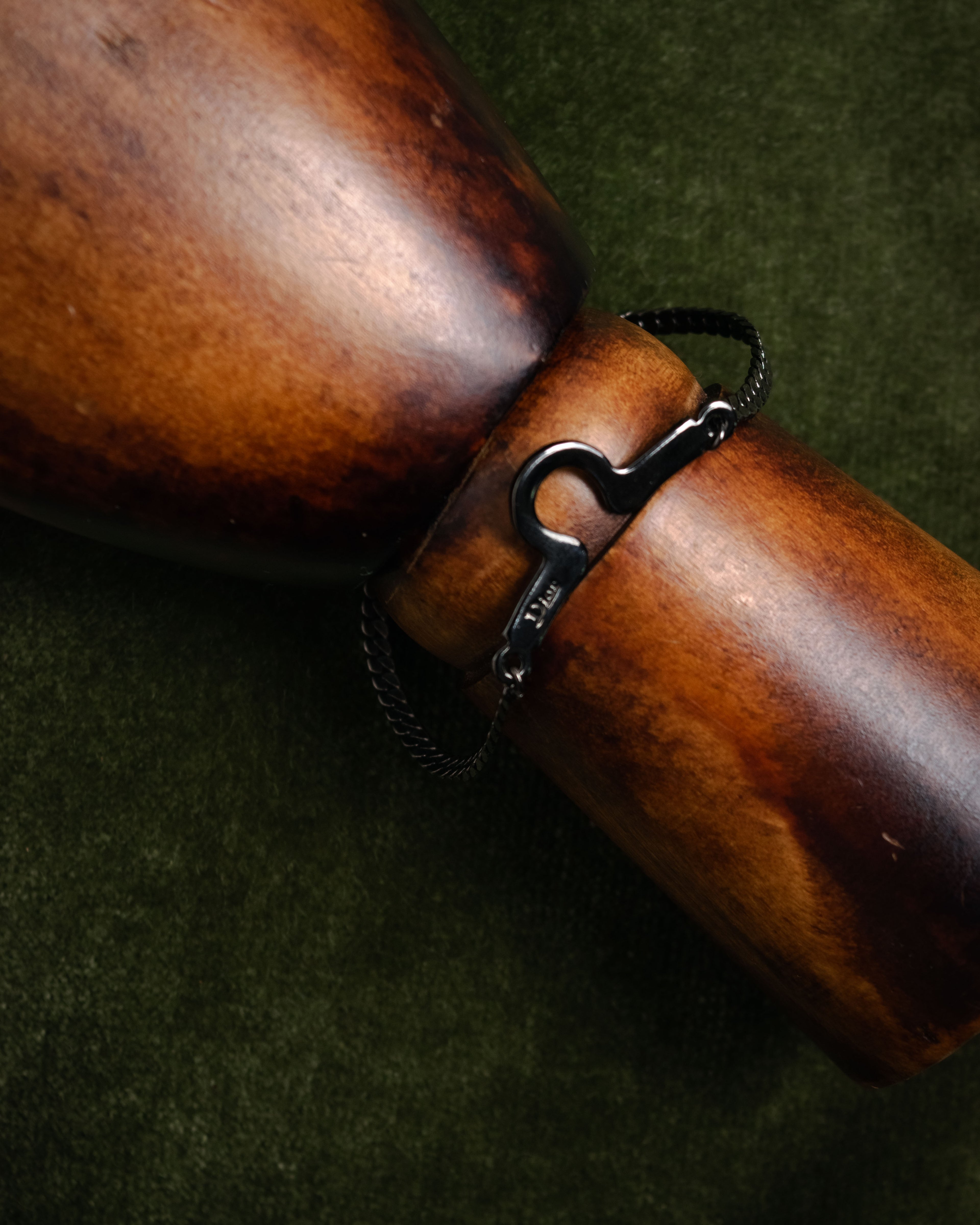 “Christian Dior” 70’s-80’s Horsebit motif chain bracelet