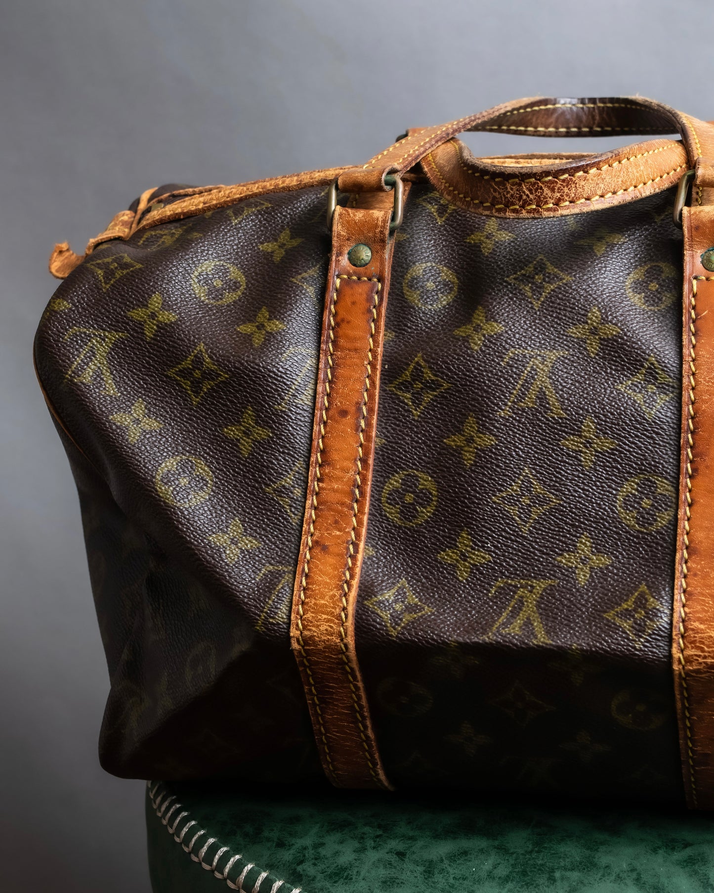 "LOUIS VUITTON" Sac souvre 35 monogram leather bag