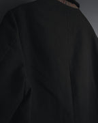 "ETRO" 08AW graphic-lined double-breasted coat