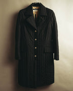 “Salvatore Ferragamo” 00’s-10’s Padded tailored long coat