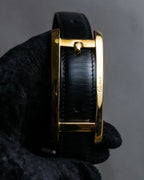 "Cartier" Gold metal buckle design leather belt