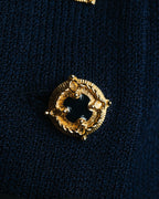 "MARIE GRAY" 80's-90's Elegant textured knit coat