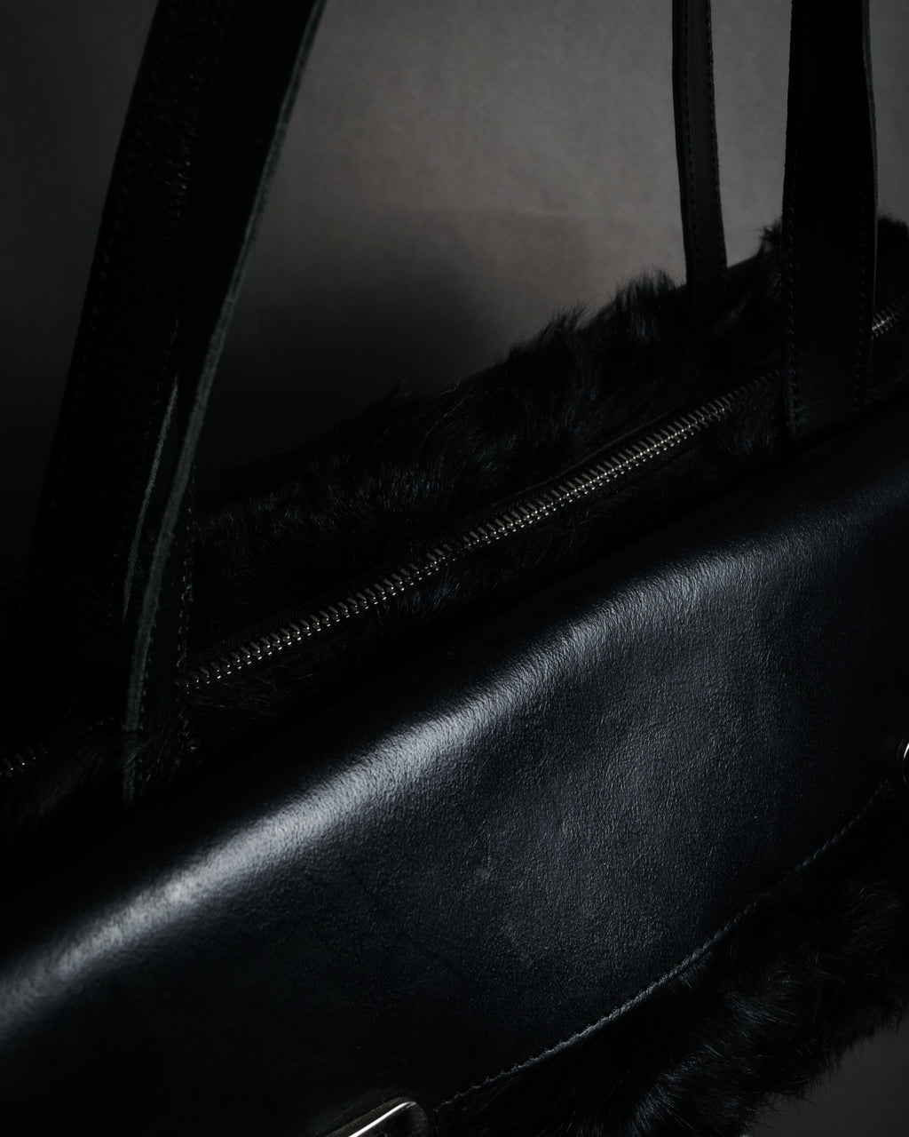 "MARNI" 2011 winter edition shearling fur shoulder bag