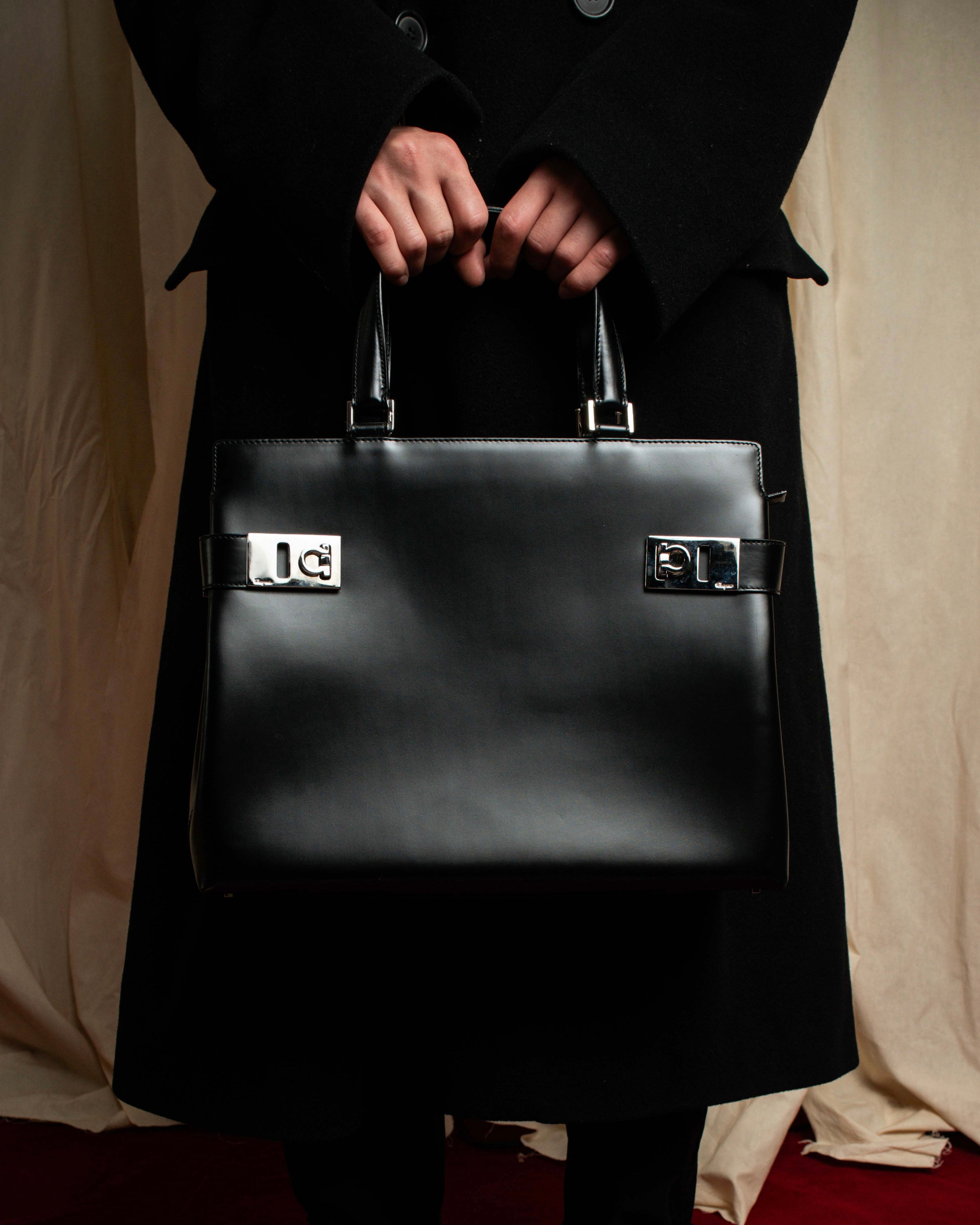 バッグ Ferragamo Gancini Leather Bag Salvatore Ferragamo Gancini Leather Chain Crossbody Bag