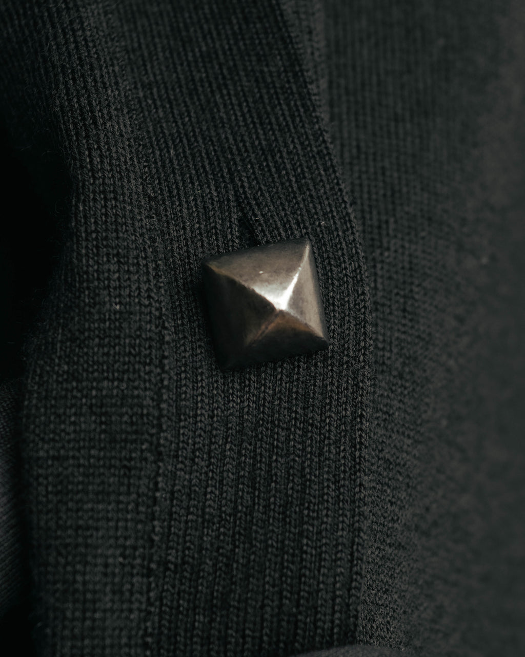 "Hermès" 90's-00's Medor button wool knit cardigan