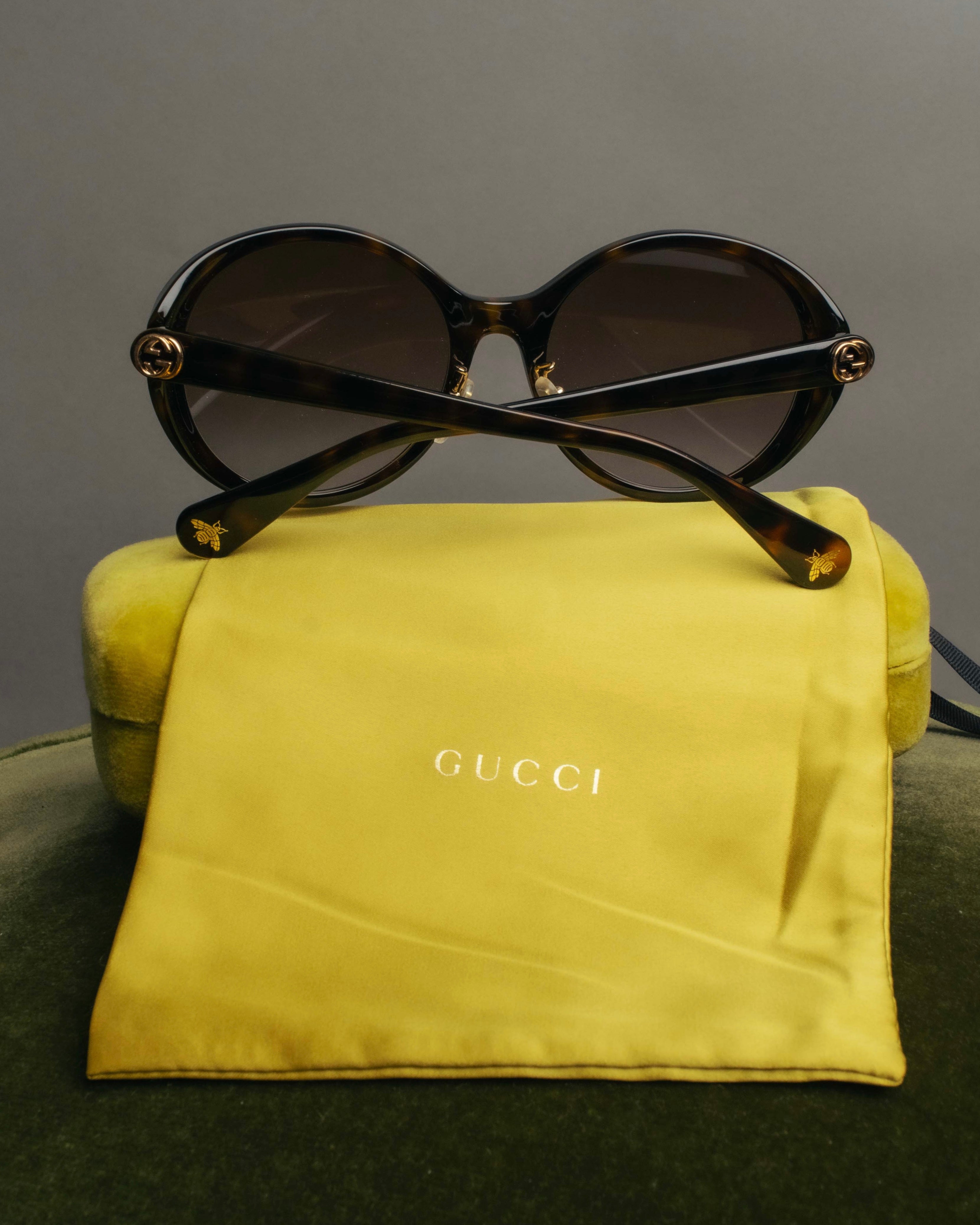 "GUCCI" 2010's Tortoiseshell oversized sunglasses