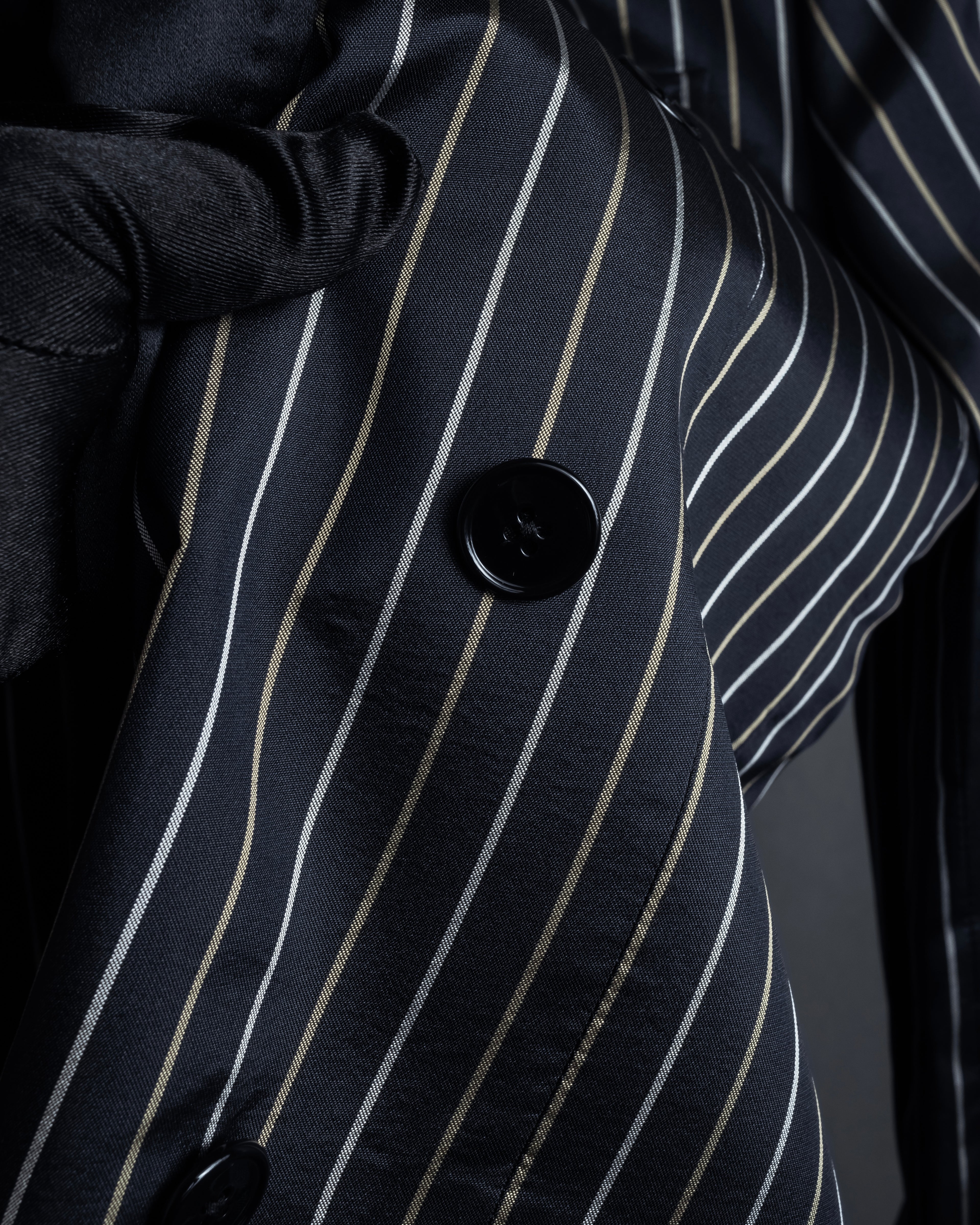 "Dolce & Gabbana" Silk design double-breasted tailored jacker