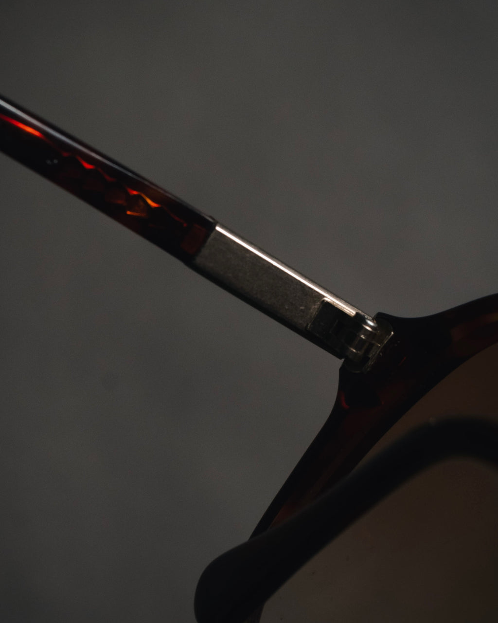 "Polo Ralph Lauren" 85’s-95’s Tortoiseshell aviator logo temples sunglasses