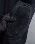 "MAISON MARGIELA" 18SS Elbow patched v-neck knit cardigan