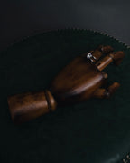 "Christian Dior" 00’s industrial solitaire crystal signet ring