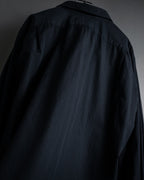 "HERMES" 90’s H-jacquard selier button shirt