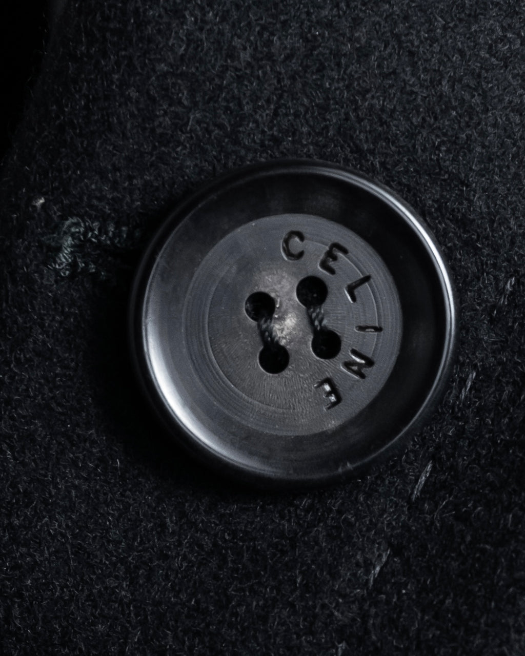 -SPECIAL- "CELINE" 1997-04's Michael Kors period minimal detail long chester coat