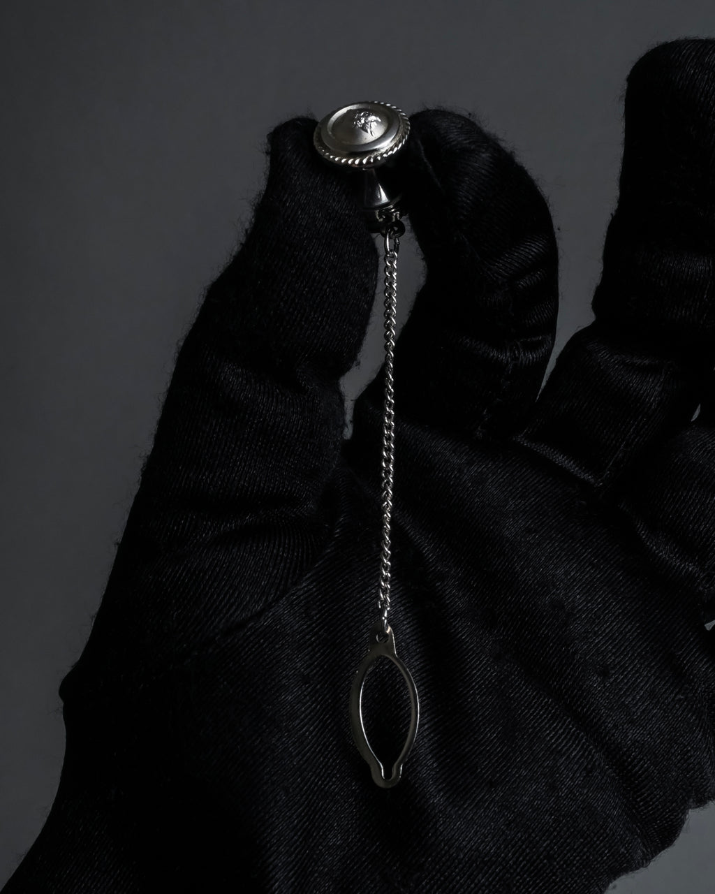 "BURBERRYS" Equestrian Knight engraved silver cufflinks