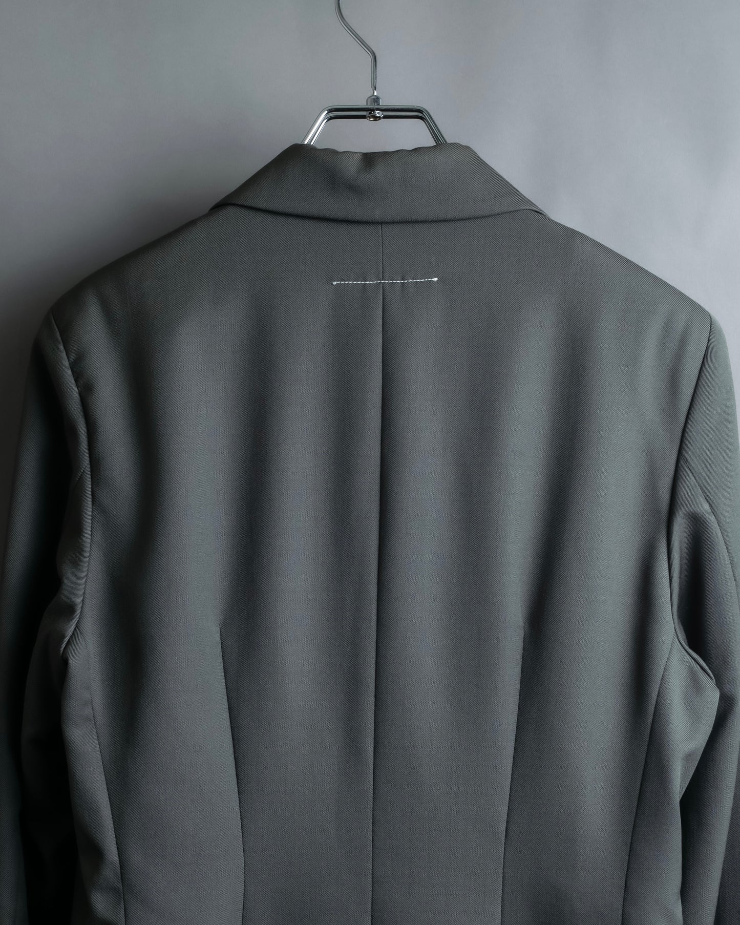 "MM6 MAISON MARGIELA" Wrap front oversized tailored jacket