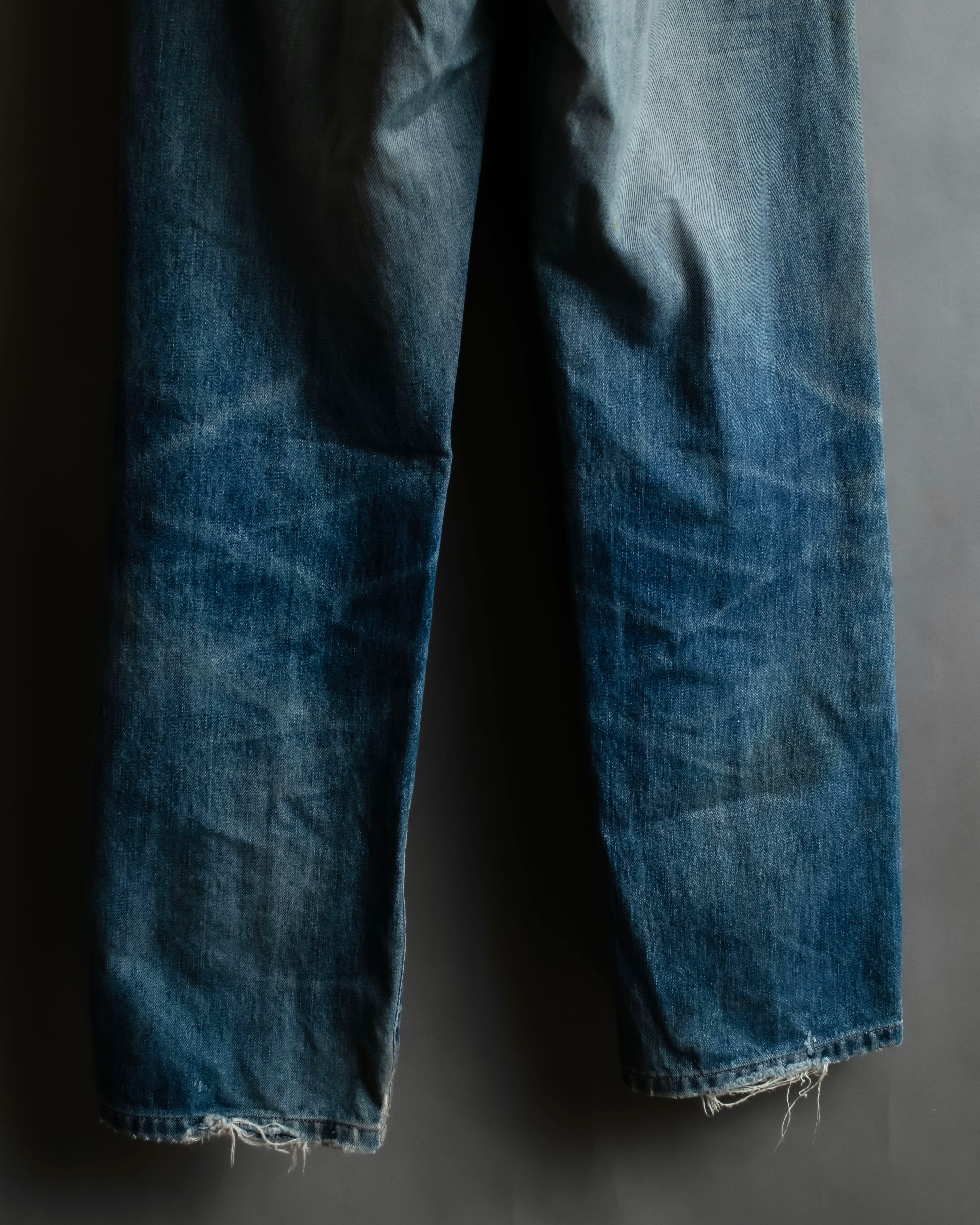 "GUCCI" Gradient fade design tapered denim