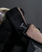 -MOOD Christmas Collections-
"GUCCI" Michele period delicate floral embroidered ribbon tie