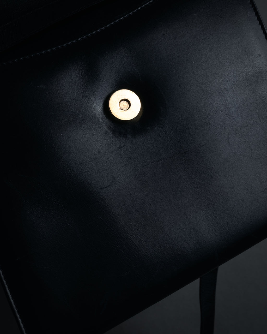 “Salvatore Ferragamo” 90’s Vara ribbon box calf shoulder bag