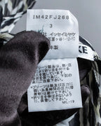 "ISSEY MIYAKE White label"
 Tailcoat design sleeveless dress