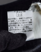 "GIANFRANCO FERRE" Structured wool satin ruffle inner detail set up