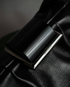 "Salvatore Ferragamo" Draping design lace-up detail leather bag