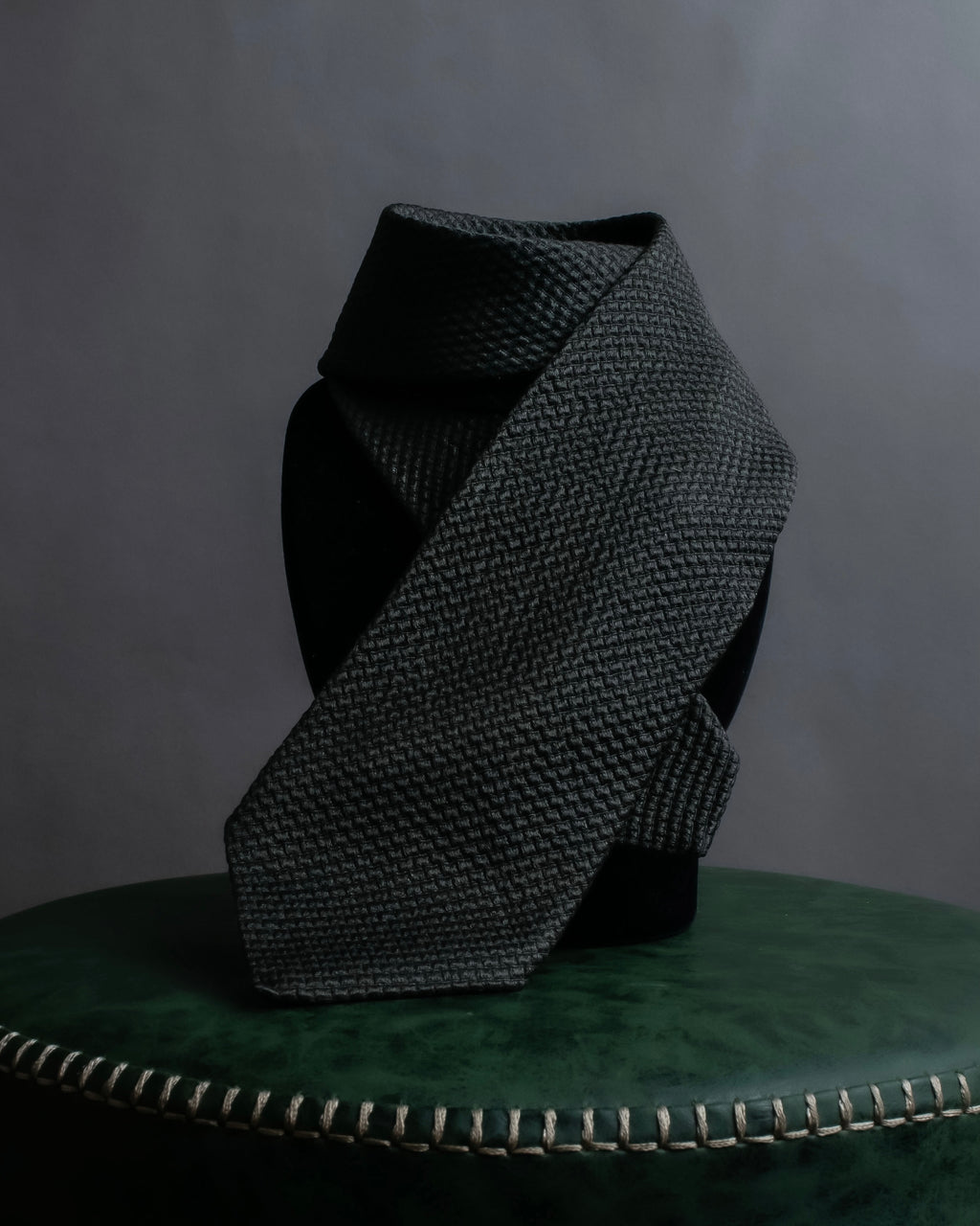 "GIORGIO ARMANI" Waffle knit silk necktie