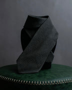 "GIORGIO ARMANI" Waffle knit silk necktie