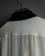 "Ralph Lauren" High density woven silk clerical shirt