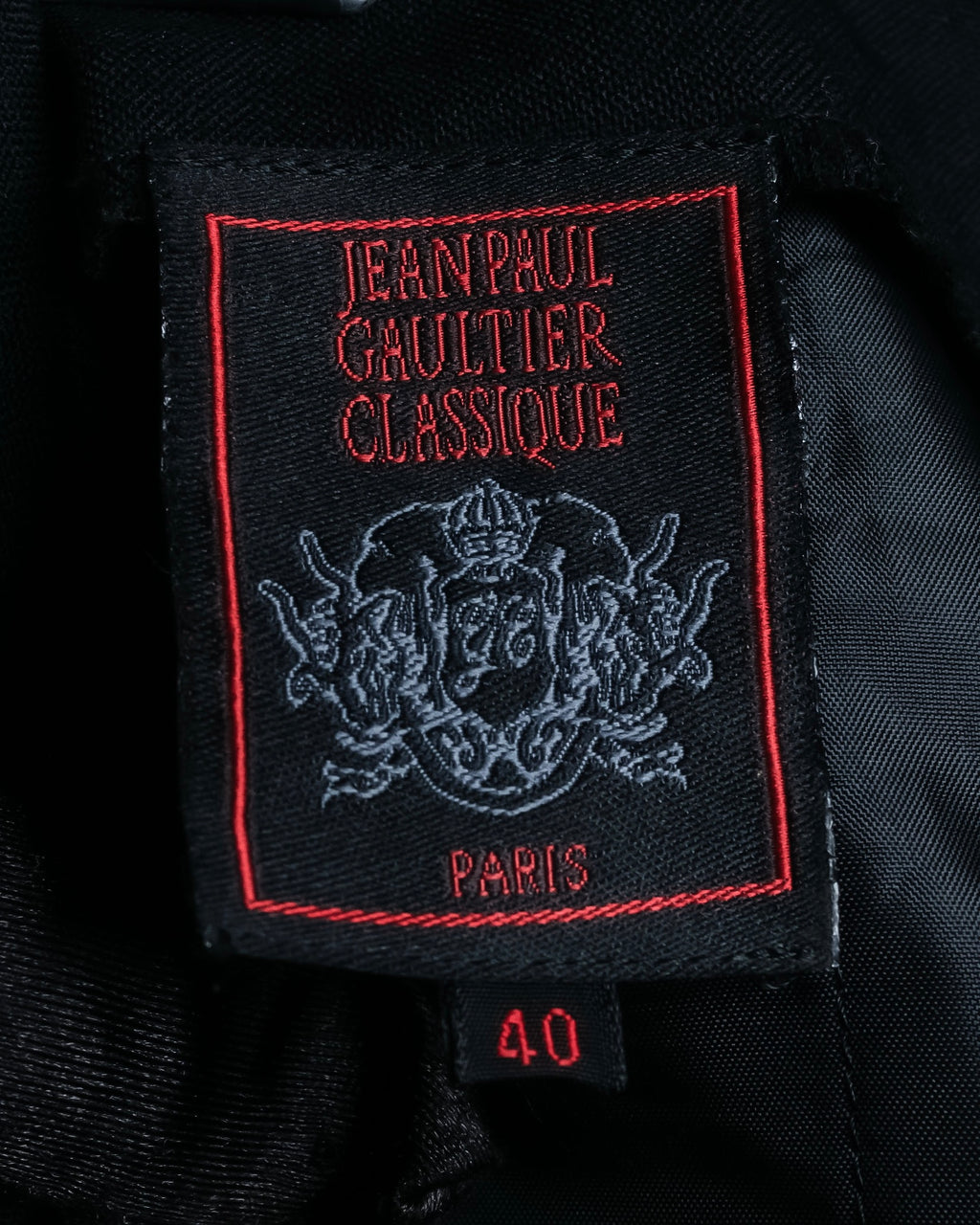 "JEAN PAUL GAULTIER" Ribbon belted design pleated flare skirt