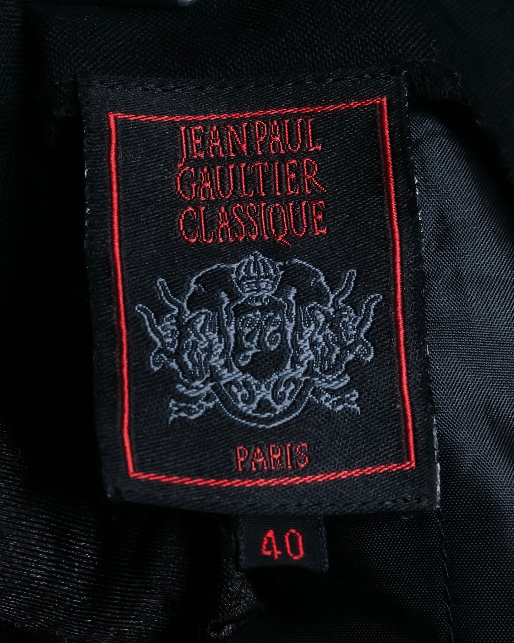 "JEAN PAUL GAULTIER" Ribbon belted design pleated flare skirt