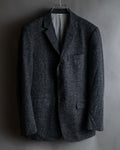 "THOM BROWNE" 3-button napped tweed tailored jacket