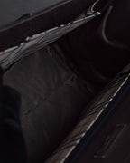 "BURBERRY" Saffiano leather mini boston bag