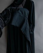 "JUNIOR GAULTIER" Sheer layered tie detail dress