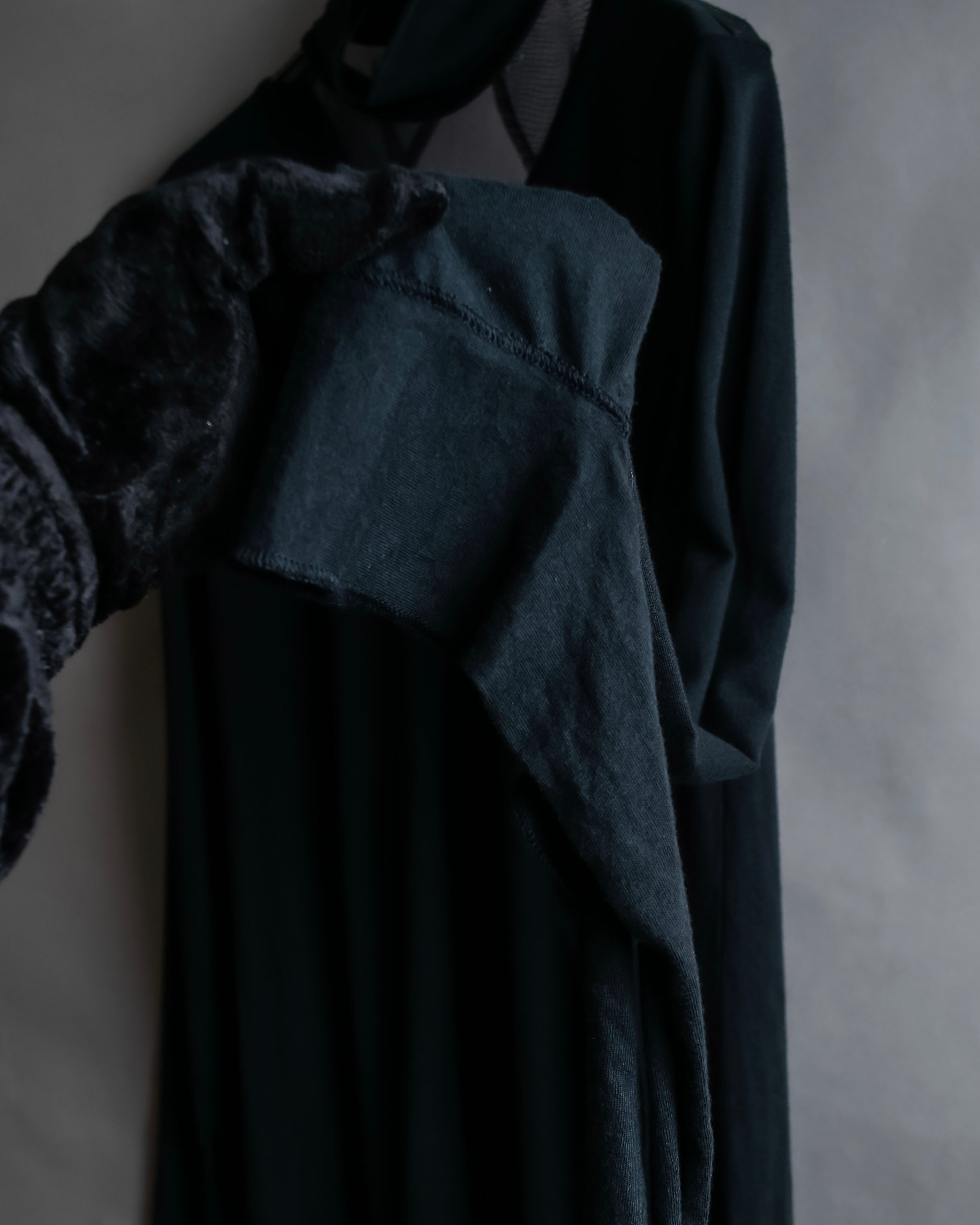 "JUNIOR GAULTIER" Sheer layered tie detail dress