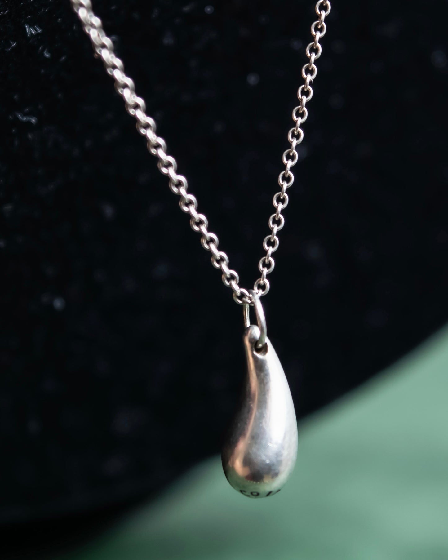 "Tiffany&Co" Silver 925 teardrop necklace