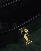 "Tiffany & Co." 80’s-90’s Structured ribbed leather top-handle bag