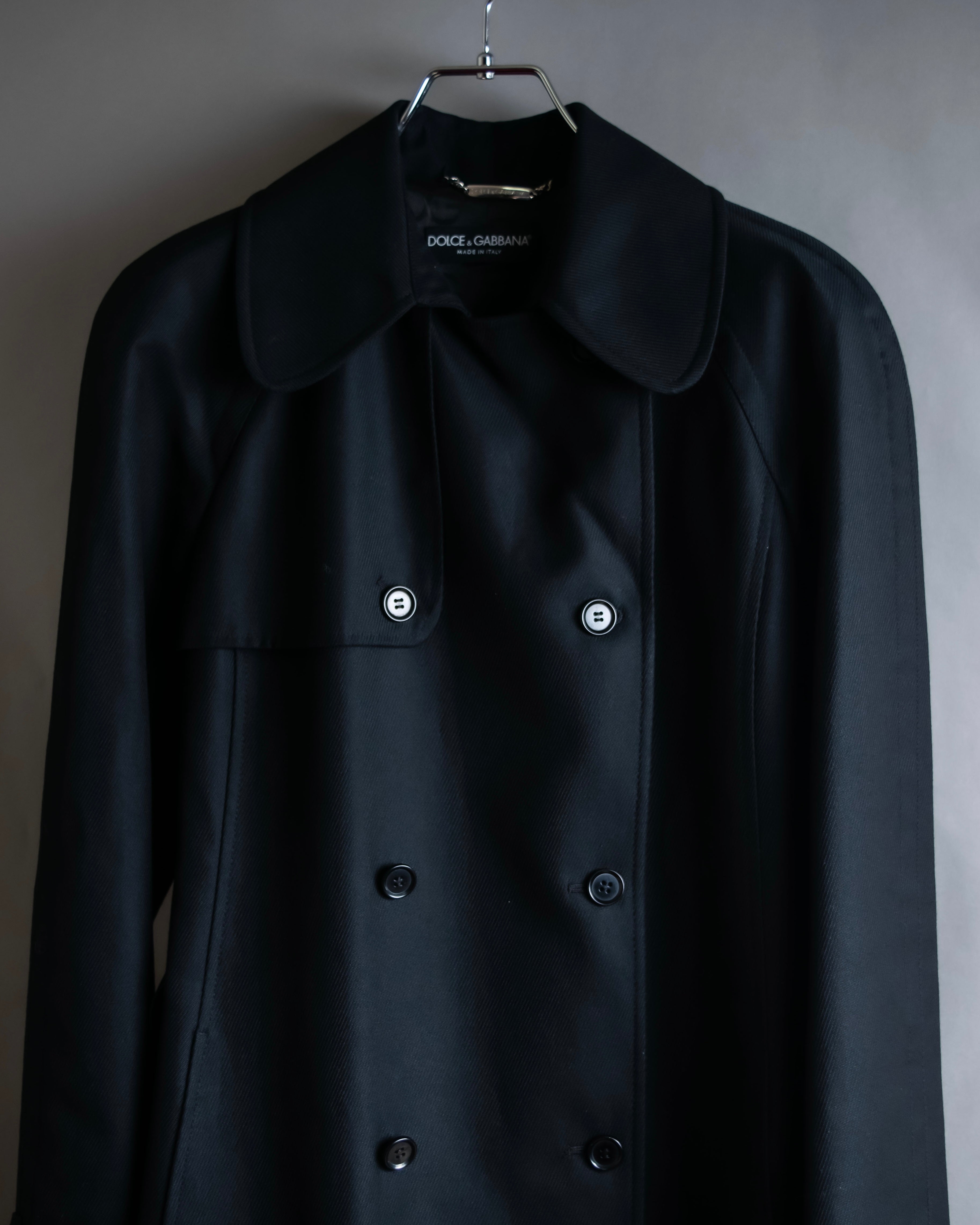 "Dolce &amp; Gabbana" Double-breasted belted mid length trench coat