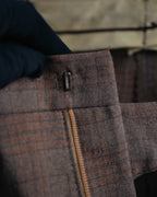 -MOOD MILLÉSIMES- “FARAH” 70’s-80’s plaid slacks with coin pocket