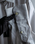 "DOLCE & GABBANA" Cuff logo engraved oversized shirt