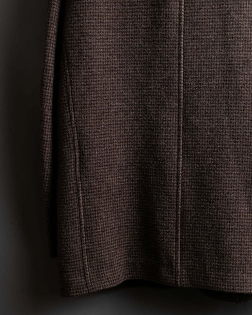 "COMME des GARCONS
HOMME DEUX" Brown checked pattern tailored jacket